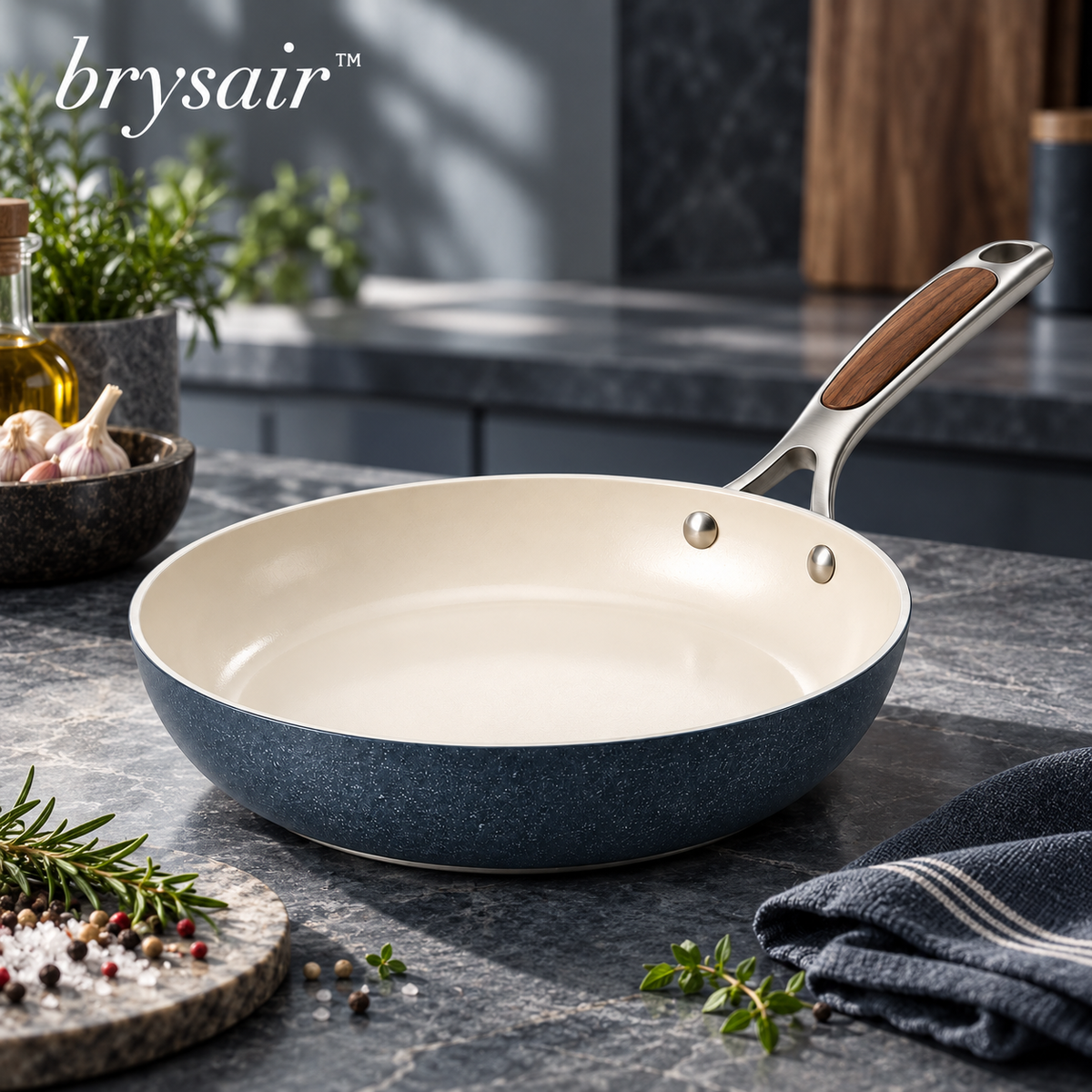 𝒃𝒓𝒚𝒔𝒂𝒊𝒓™ Emberstone Ceramic Frying Pan