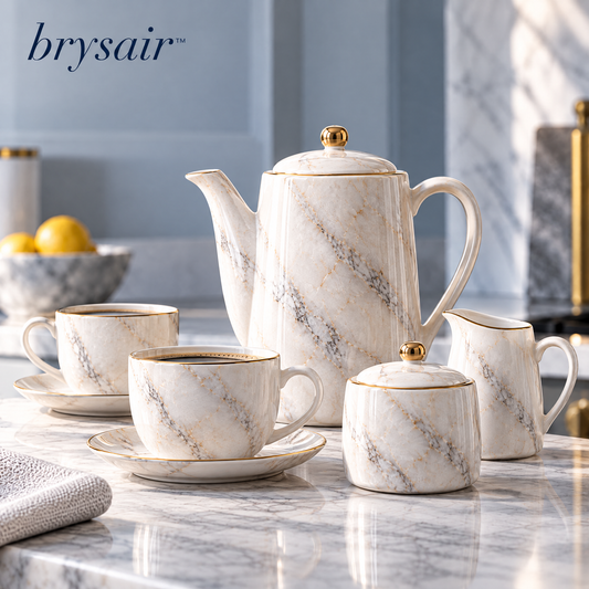 𝒃𝒓𝒚𝒔𝒂𝒊𝒓™ Celine Ceramic Tea & Coffee Set