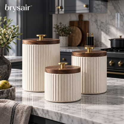 𝒃𝒓𝒚𝒔𝒂𝒊𝒓™ Maison Ceramic Canister Set