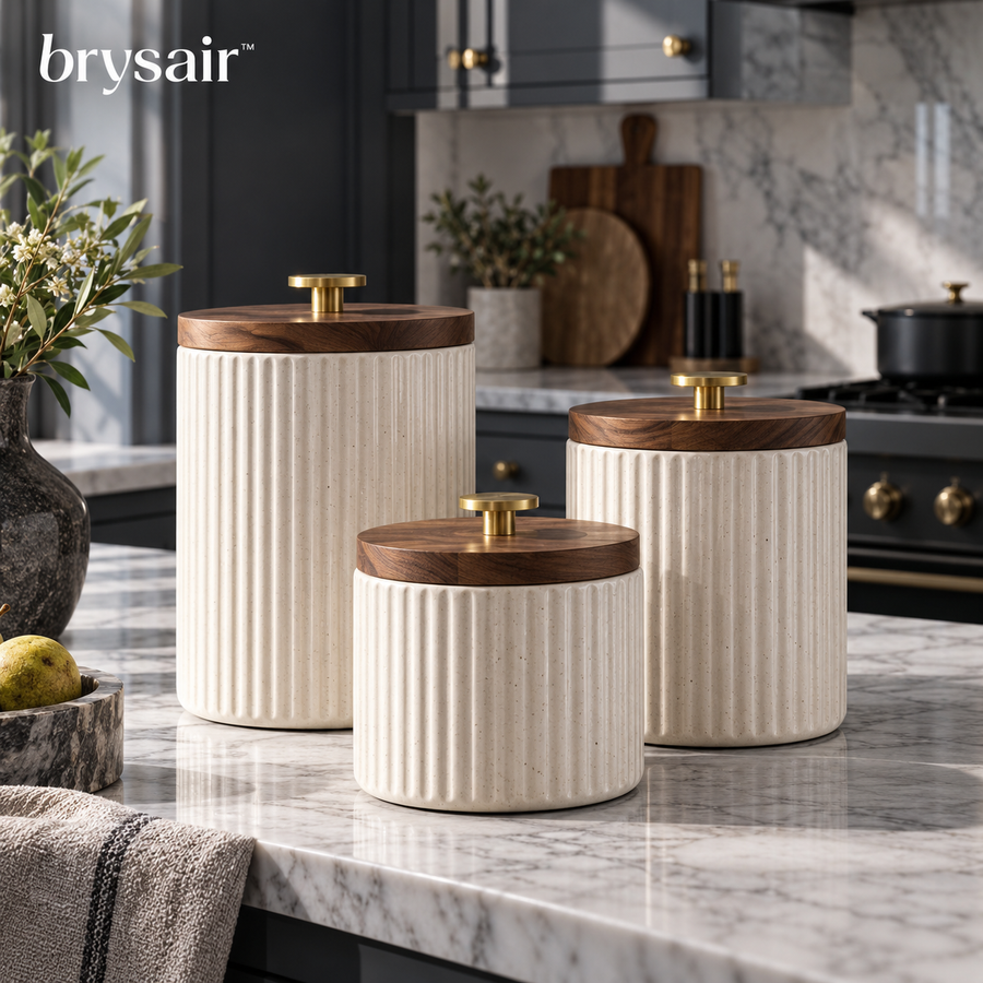 brysair™ Maison Ceramic Canister Set