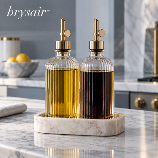 𝒃𝒓𝒚𝒔𝒂𝒊𝒓™ Solenne Glass Oil & Vinegar Set