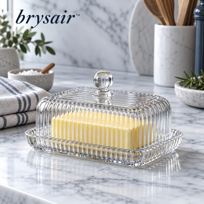 𝒃𝒓𝒚𝒔𝒂𝒊𝒓™ Verre Ribbed Butter Dish