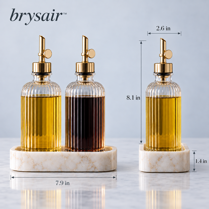 𝒃𝒓𝒚𝒔𝒂𝒊𝒓™ Solenne Glass Oil & Vinegar Set