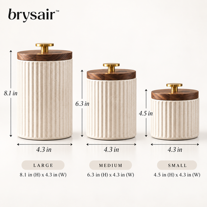 𝒃𝒓𝒚𝒔𝒂𝒊𝒓™ Maison Ceramic Canister Set