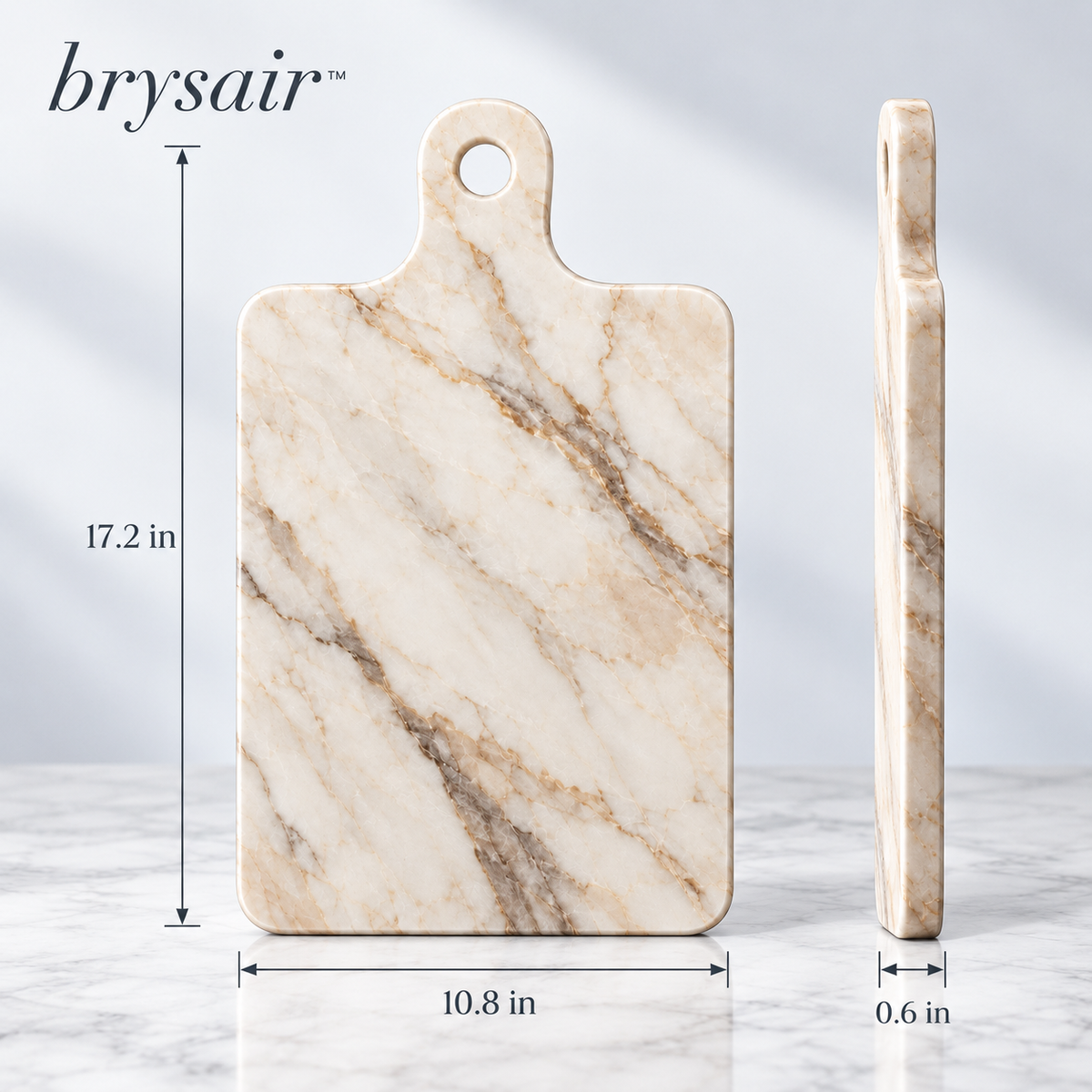 𝒃𝒓𝒚𝒔𝒂𝒊𝒓™ Aurelia Marble Serving Board