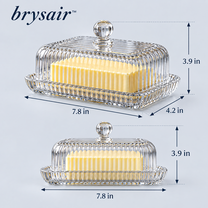 𝒃𝒓𝒚𝒔𝒂𝒊𝒓™ Verre Ribbed Butter Dish