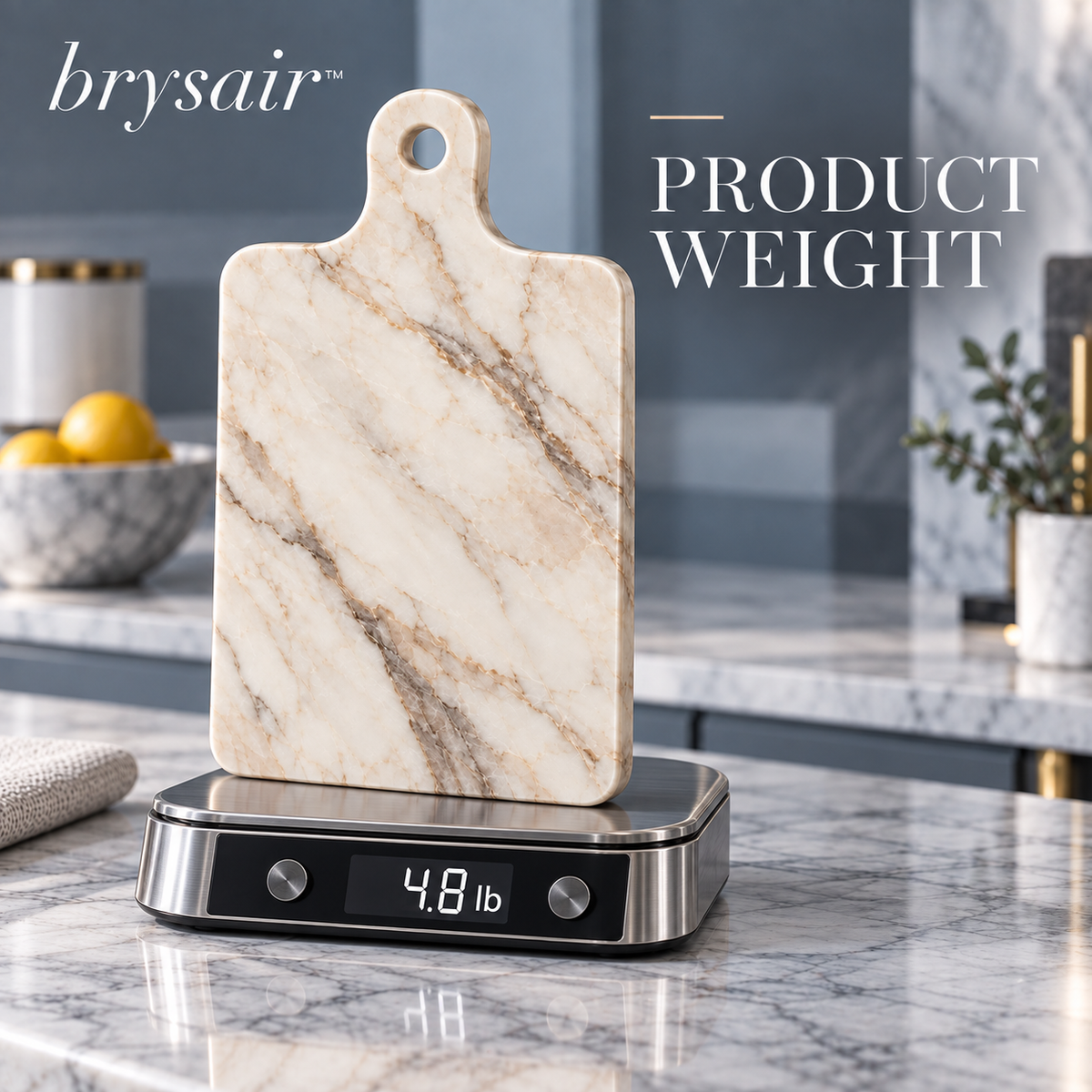 𝒃𝒓𝒚𝒔𝒂𝒊𝒓™ Aurelia Marble Serving Board
