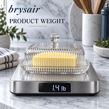 𝒃𝒓𝒚𝒔𝒂𝒊𝒓™ Verre Ribbed Butter Dish