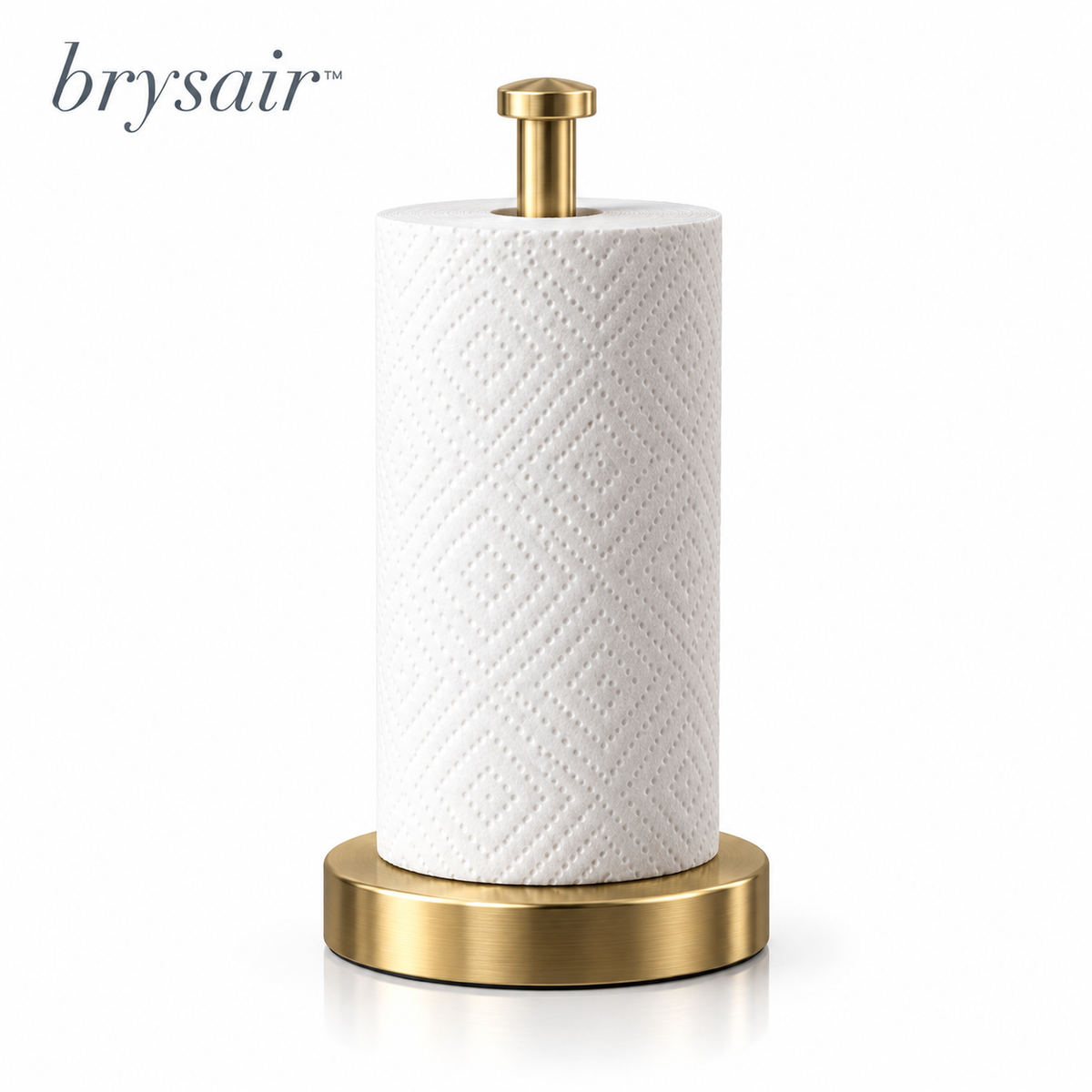 𝒃𝒓𝒚𝒔𝒂𝒊𝒓™ Arden Brass Paper Towel Holder