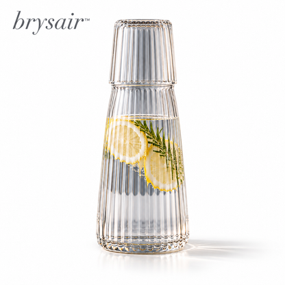 𝒃𝒓𝒚𝒔𝒂𝒊𝒓™ Lucent Glass Carafe & Tumbler Set