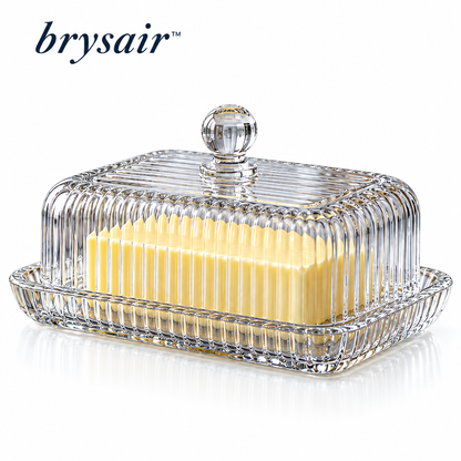 𝒃𝒓𝒚𝒔𝒂𝒊𝒓™ Verre Ribbed Butter Dish